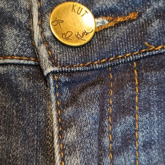 Kut From The Kloth Stevie Straight Leg Women's Blue Denim Jeans - Picture 8 of 9